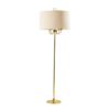 Brass floor lamp