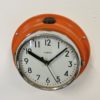 Vintage Orange Citizen Navy Wall Clock, 1970s