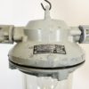 Grey Industrial Cast Aluminium Explosion Proof Lamp, 1970s