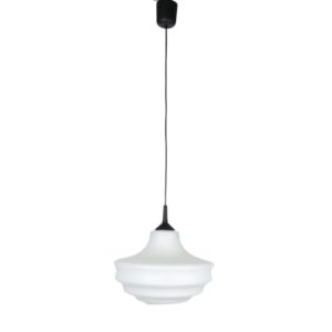 1970s, Modernist pendant lamp, Polam Meos, Poland.
