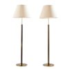 Brass floor lamp