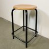 Vintage Industrial Italian Stool, 1970s