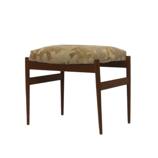 Scandinavian beech stool 50's