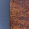 Burl Wood and Brass Alveo Table by Willy Rizzo for Mario Sabot. 1970s