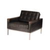 A Mid-Century Modern Club Leather Armchair by Designer Robin Day A Mid-Century Modern Club Leather Armchair by Designer Robin Day