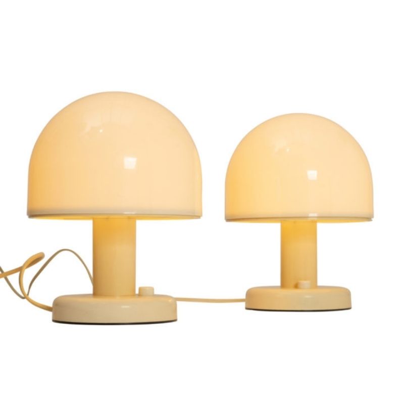 Harvey Guzzini mushroom lamp set of 2