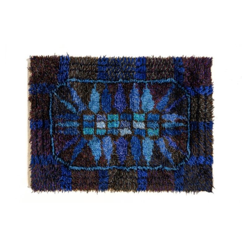Scandinavian 20th Century Modern rya rug by Inger af Klercker