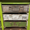 Vintage Industrial Iron Chest of Drawers, 1950s