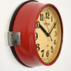 Vintage Red Seiko Navy Wall Clock, 1970s