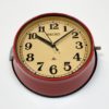 Vintage Red Seiko Navy Wall Clock, 1970s