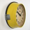 Vintage Yellow Seiko Navy Wall Clock, 1970s