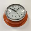 Vintage Orange Citizen Navy Wall Clock, 1970s