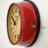 Vintage Red Seiko Navy Wall Clock, 1970s