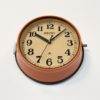 Vintage Orange Seiko Navy Wall Clock, 1970s