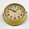 Vintage Yellow Seiko Navy Wall Clock, 1970s