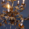 Large Gilded Metal Tree Chandelier by Hans Kögel, 1970s Large Gilded Metal Tree Chandelier by Hans Kögel, 1970s