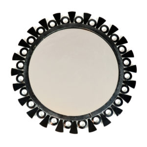 1970s wall mirror VEB Waggonbau, Ammendorf Halle, Germany