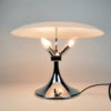 1980s modern large chrome table lamp, Hillebrand, Germany 1980s modern large chrome table lamp, Hillebrand, Germany