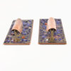 1960s copper enamel wall lamps, Germany - a pair 1960s copper enamel wall lamps, Germany - a pair