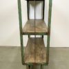 Green Industrial Shelf with Wheels, 1960s