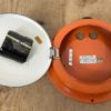 Vintage Orange Citizen Navy Wall Clock, 1970s