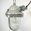 Grey Industrial Cast Aluminium Explosion Proof Lamp, 1970s