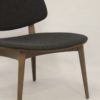 Beech wood armchair designed by Emilio Nanni