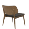 Beech wood armchair designed by Emilio Nanni