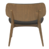 Beech wood armchair designed by Emilio Nanni