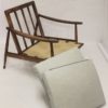 Scandinavian armchair 1960 curved arms. Scandinavian armchair 1960 curved arms.