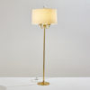Brass floor lamp