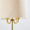Brass floor lamp