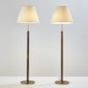 Brass floor lamp