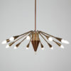 Hungarian brass chandelier