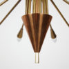 Hungarian brass chandelier
