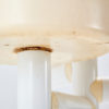 Plastic floor lamp with flower holders