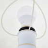 Plastic floor lamp with flower holders