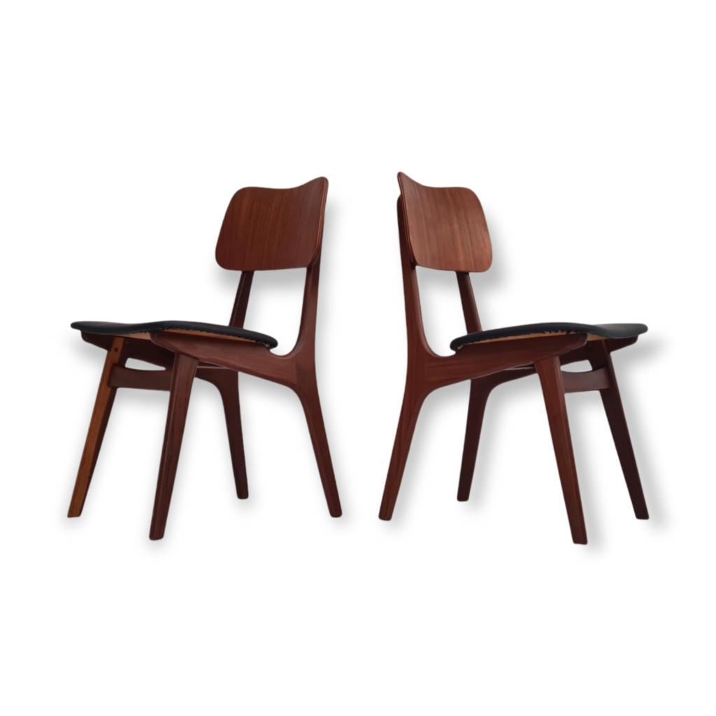 Danish design 60s, pair of chairs, Ib Kofod-Larsen, model 74