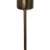 Vintage chandelier, smoked frosted glass shades