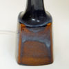 Danish ceramic tablelamp pair Burgundia by Søholm Keramik, Bornholm 1970s