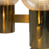 Hans Agne Jakobsson for teka, brass wall and ceiling light.