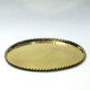 Lovely large and oval Swedish brass plate/tray from the 1940s
