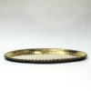 Lovely large and oval Swedish brass plate/tray from the 1940s