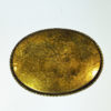 Lovely large and oval Swedish brass plate/tray from the 1940s
