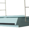 Tomado wall rack with drawer and shelves