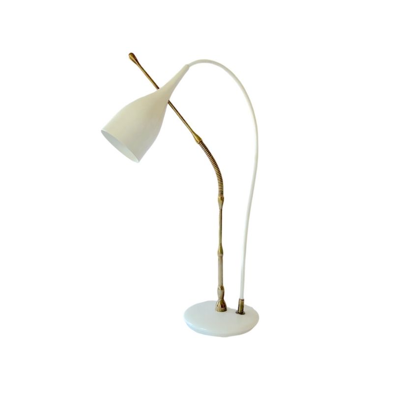 Angelo Lelii, a rare mod. 12353 ‘Lucinella’ table lamp, Arredoluce, Italy 1950s