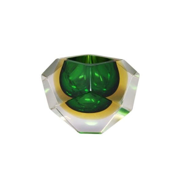 1960s Astonishing Green Ashtray or Vide Poche By Flavio Poli for Seguso 1960s Astonishing Green Ashtray or Vide Poche By Flavio Poli for Seguso