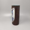 1950s Gorgeous Marcello Fantoni Ceramic Vase Encased in Leather. Made in Italy