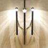 1970s Gorgeous Pendant Lamp by Gaetano Sciolari with 3 lights. Made in Italy