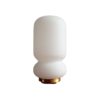 Vintage Czechoslovak Milk Glass Table Lamp by Osvětlovací Sklo, 1960s Vintage Czechoslovak Milk Glass Table Lamp by Osvětlovací Sklo, 1960s